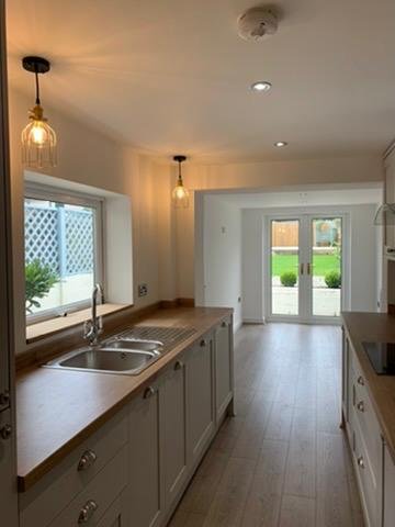 House rewires Cardiff – modern kitchen rewire by APP Electrical Ltd
